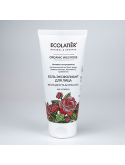 Гель-эксфолиант для лица ORGANIC WILD ROSE ECOLATIER