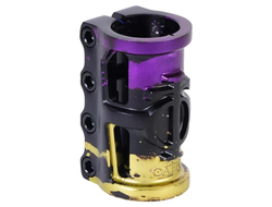 Купить зажим OATH CAGE V2 SCS (BLACK/PURPLE/YELLOW) для трюковых самокатов в Иркутске