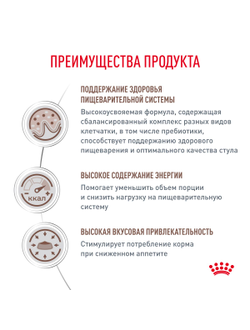 Royal Canin (Роял Канин)  Gastrointestinal Влажный корм (пауч) для взрослых кошек при расстройствах пищеварения, кусочки в соусе, 85 г