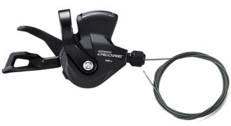 Манетка Shimano M4100-R, Deore, 10ск, хомут, с инд., тр. 2050мм, ISLM4100RAP