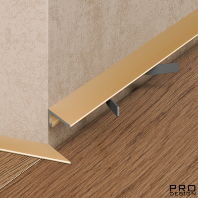 Щелевой плинтус PRO DESIGN MINI 7067 Шампань
