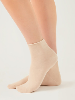 Носки женские с ослабленной резинкой хлопок Golden Lady - Liberta - бежевый