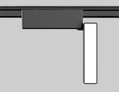 Светильник светодиодный трековый для шинопровода Magnetic Ultra Slim GV 1479 BK черный IP20 5W 4200K 48V 122*26*80