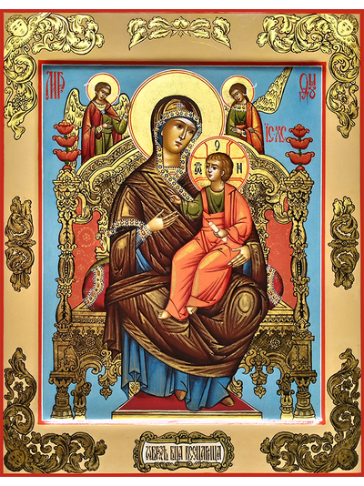 Всецарица (Пантанасса). Рукописная икона Пресвятой Богородицы