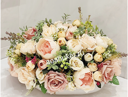 Прекрасное сочетание цветов цветочной композиции - Карамельное настроение № МС020