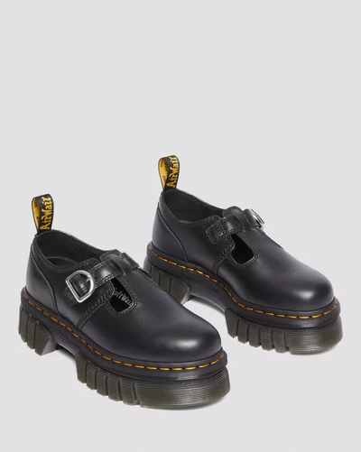Dr Martens Audrick Nappa Lux Platform Mary Jane