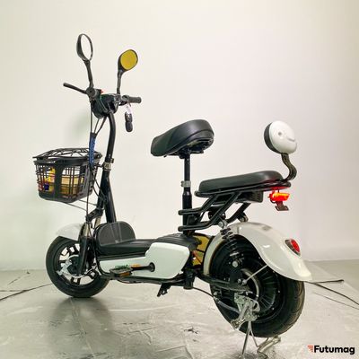 Электромопед GreenCamel Тайфун 400 (400W 48V12Ah ) быстросъем Черный