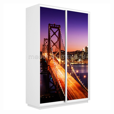 Шкаф-купе Дуо-Фото (Ночной мост) 1200*450*2200