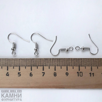 Швензы-крючки, цвет серебро, цена за набор
