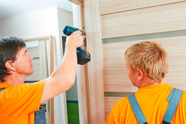 Установка одной межкомнатной двери (только одна дверь)