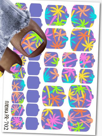 Пленки для педикюра 9,5*13,5 см PR-702