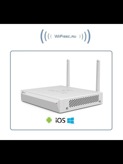 EZVIZ VAULT LIVE 8CH 8-ми канальный Wi-Fi регистратор с функцией Wi-Fi роутера (2,4Ггц) с отсеком для ЖД 3,5 (до 6 Тб)