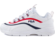 Кроссовки FILA RAY Бело-красно-синие женские (36-41)