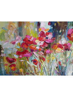 Картина Маковая долин Круглова Ирина