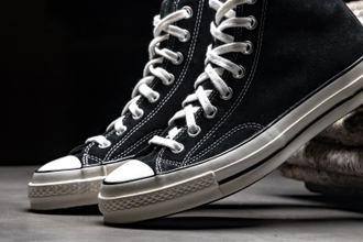 converse Chuck Taylor 70 hi black, кеды конверсы 70-е в черном цвете ...