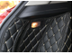 Премиум  Кожаные ковры в багажник Киа Рио Икслайн - Kia X-Line - Kia X 2017-2023 (Эко-кожа )