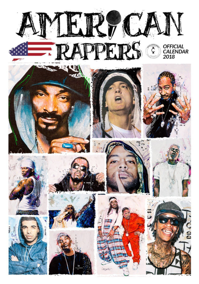 American Rappers Календарь 2018