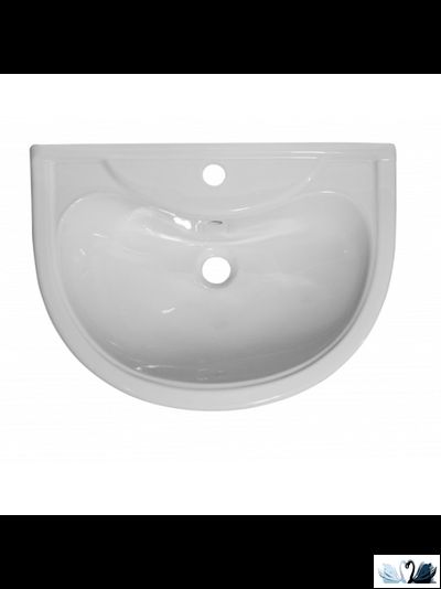 Раковина с пьедесталом Оскольская керамика Престиж, 63 см, белый, для ванной