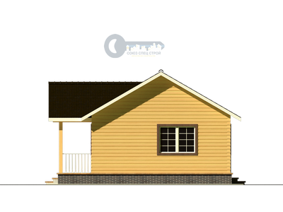 Б-24 ГАБАРИТНЫЕ РАЗМЕРЫ: (6Х9М) 1 ЭТАЖ, ОБЩАЯ ПЛОЩАДЬ: 60М²