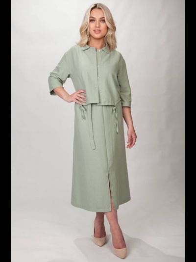 Жакет 4387 _ Юбка 179 мята