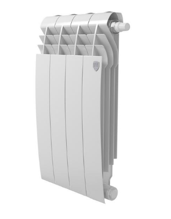 Радиатор биметаллический Royal Thermo Billiner VR80 500/4 Bianco Traffico (680 Вт., белый, нижнее подключение)