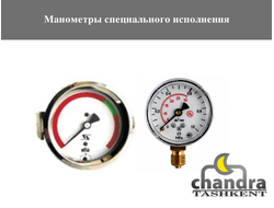 Манометры специального исполнения