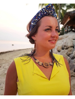 Кокошник "Млечный путь"