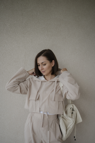 Спортивный костюм из вареного хлопка