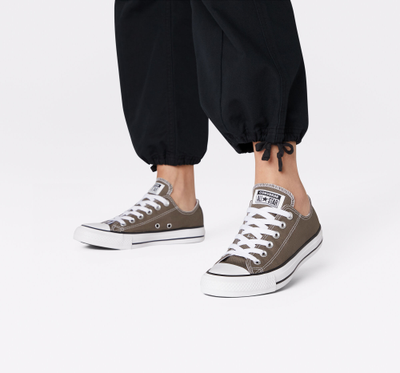 Кеды Converse All Star коричневые низкие 1J794 с чем носить фото