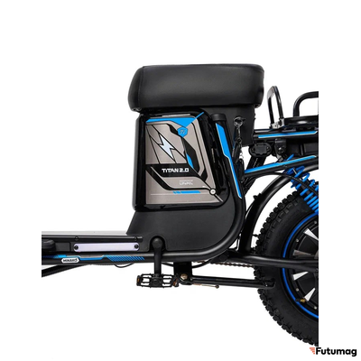 Электровелосипед Minako Titan 2.0 60V30AH синий