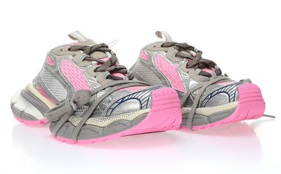 Balenciaga 3XL Mule Grey Pink