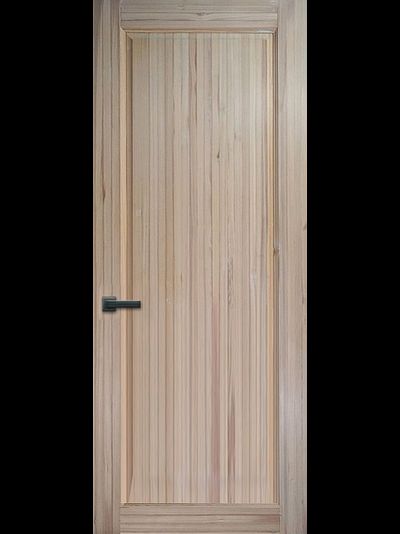 Двери из неокрашенной лиственницы ДГ 1Ф