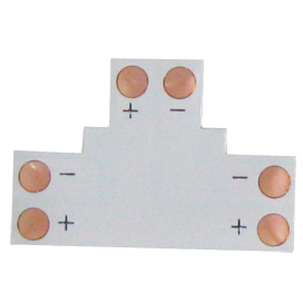 Ecola соед плата T для зажим разъема 2-х конт SMD3528 (цена за уп. 5шт.) SC28FTESB