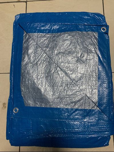 Тент Тарпаулин садовый 3х6 м, 70 г/м2, шаг люверсов 1 м