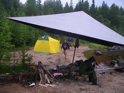 Тент туристический ПИРАМИДА" 5Х5"