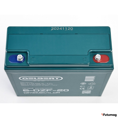 Тяговый аккумулятор Gelbert 6-DZF-20 (12V22.5A/H C5)