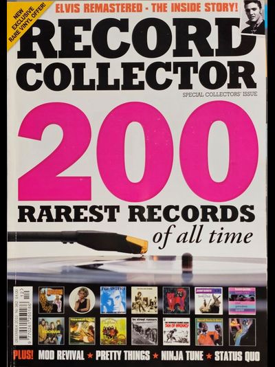 Record Collector Magazine Issue 382 December 2010, 200 Rarest Records Of All Time Cover