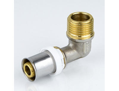 Угольник латунь Дн26х1" 8006 пресс НР для мп Aquasfera 8006-06 [51043]