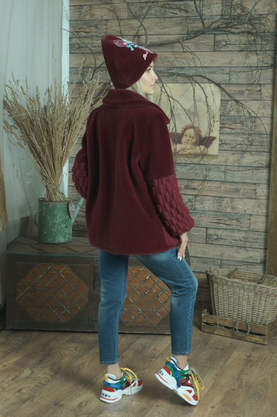 Куртка из экомеха модель 120