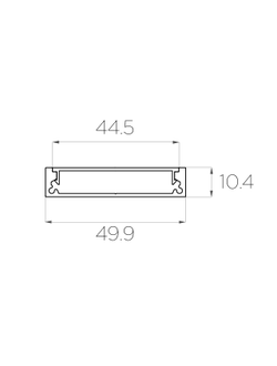 Алюминиевый профиль 4L-5010-S ANOD