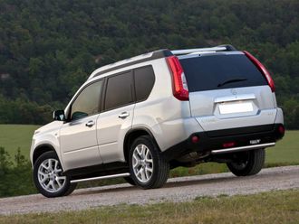 Защита заднего бампера дуга d60 для NISSAN X-TRAIL (2007-2015) RIVAL, РОССИЯ