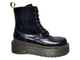 Ботинки Dr.Martens Jadon на толстой подошве лакированные черные в Липецке