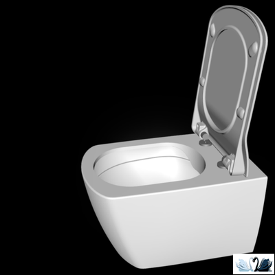 Унитаз-биде Creavit Elegant Rim-Off EG321.00000 подвесной, безободковый квадратная форма