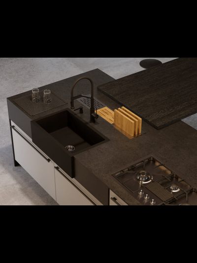 Смеситель OMOIKIRI MAKKARI 2 PLUS-SB GM-BL