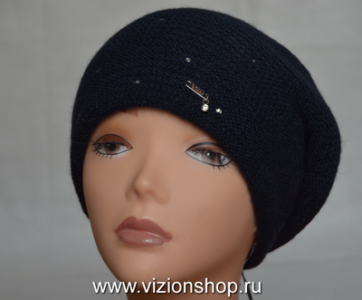 берет синего цвета Италия Vizio фото
