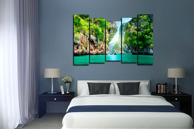 Модульная картина "Лагуна"