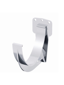 Кронштейн жёлоба, пластиковый БЕЛЫЙ