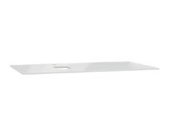 Столешница стеклянная, Vitra Origin, 90 см, левосторонняя, белая, 65713