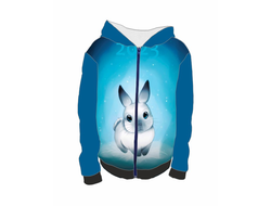 Толстовка 3D с полной запечаткой год Кролика №8