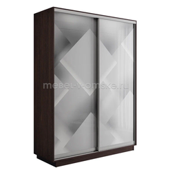 ЕН083 Шкаф-купе Дуо-Фото (Квадраты) 1200*450*2200. Размер: 1200*450*2200